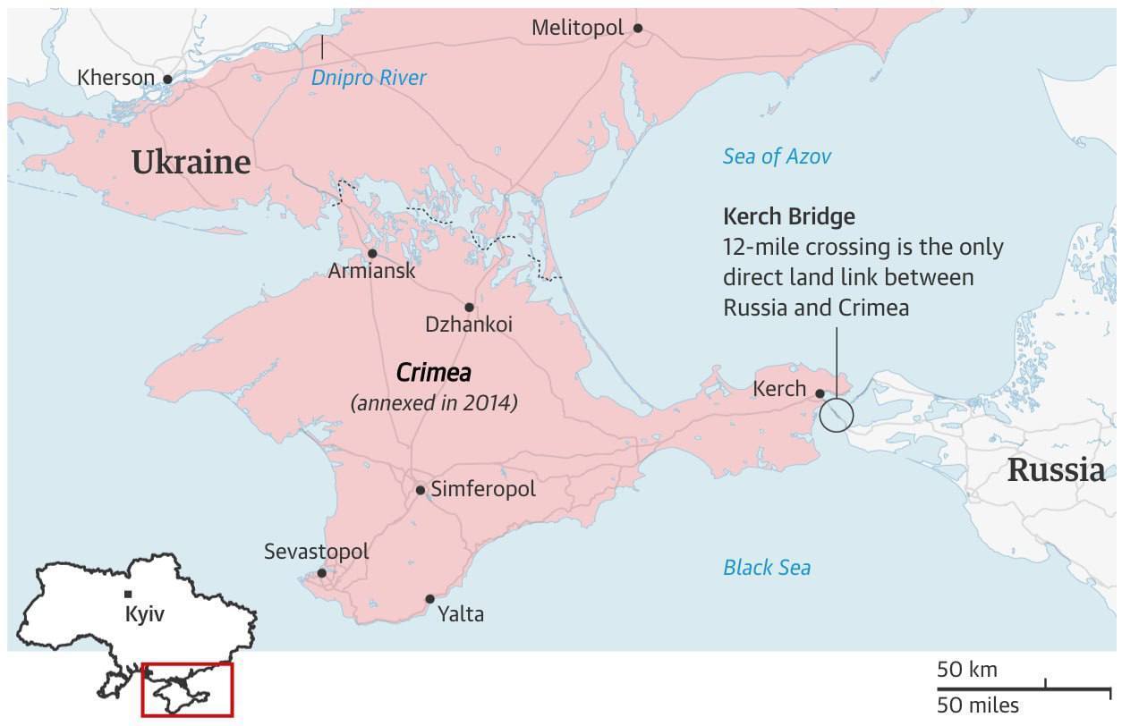 Украинская разведка готовит третье покушение на Керченский мост, – The Guardian со ссылкой на ГУР