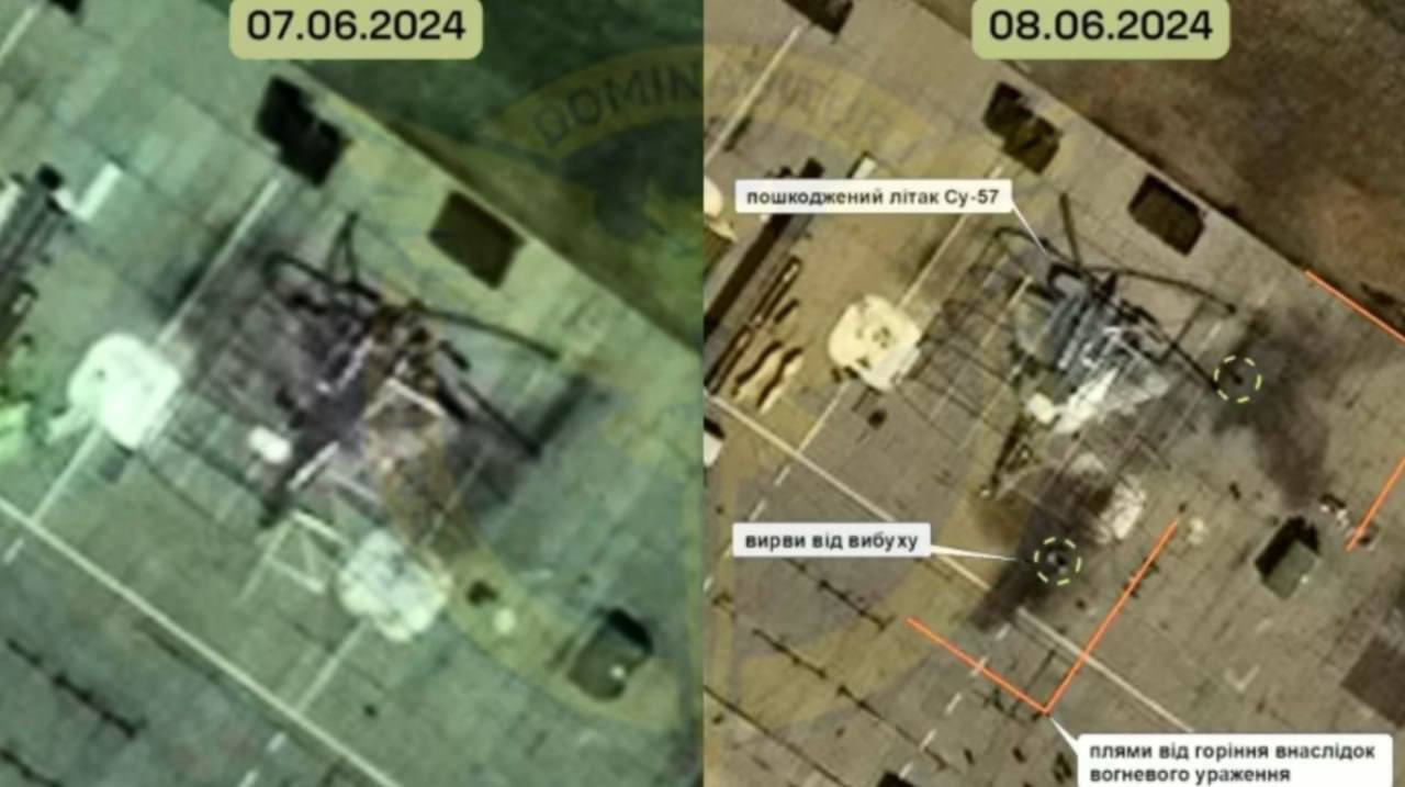 Впервые в истории: ГУР уничтожило на аэродроме истребитель Су-57