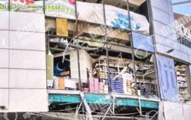 В Днепре в результате ракетно-дроновой атаки поврежден ТЦ, — СМИ (фото)