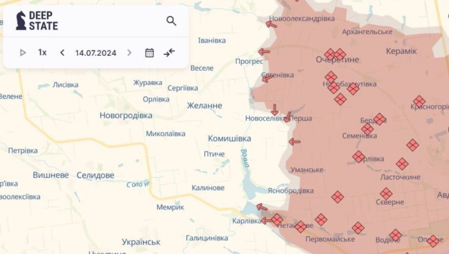 Оккупанты продвинулись на Донбассе вблизи нескольких населенных пунктов, – DeepState