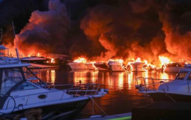 У Хорватії троє українців підозрюються у підпалі понад 30 суден у порту Медулін