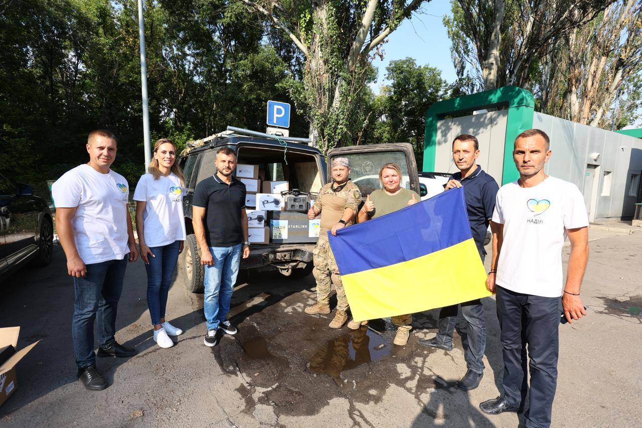 До Дня незалежності України БФ молодіжної ініціативи ''Надія'' передав велику партію допомоги на Донбас 