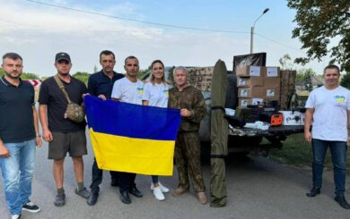Ко Дню независимости Украины БФ молодежной инициативы »Надежда» передала крупную партию помощи на Донбасс