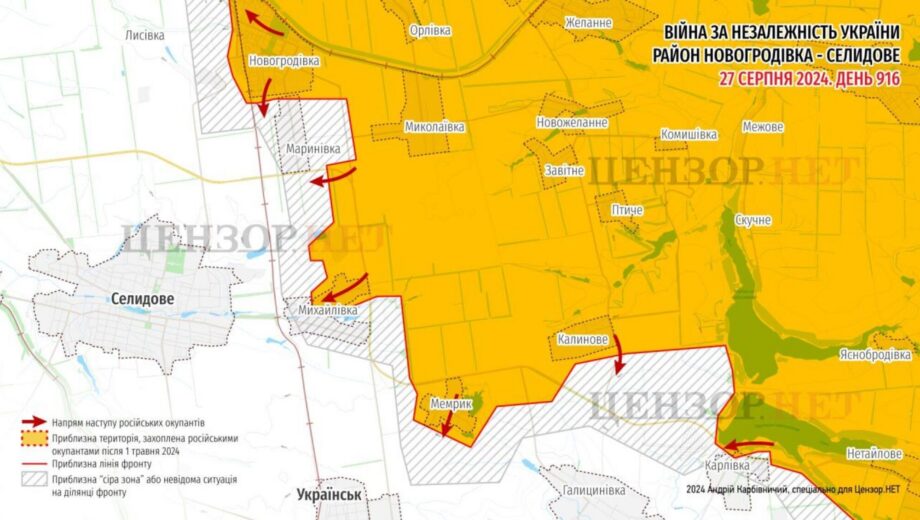 Российские войска захватили Новогродовку в Донецкой области, – СМИ