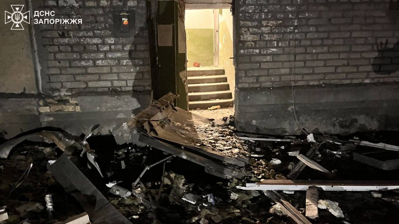 Авиаудар по Запорожью: девять раненых, среди них ребенок
