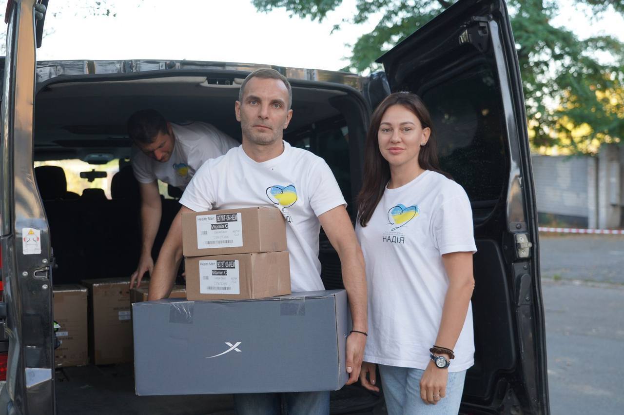 БФ ''Надія'' і Валерій Дубіль передали допомогу Нацполіції Черкащини, Полтавщини й Дніпропетровщини