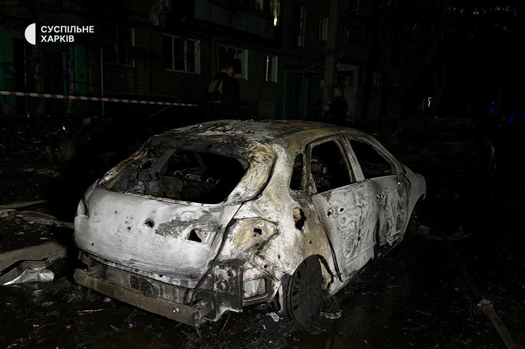 В Харькове разрушена пятиэтажка, в Киеве обломками поврежден дом: последствия ночных обстрелов