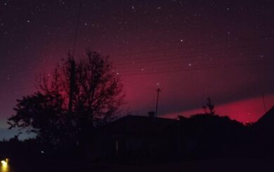 Північне сяйво в Івано-Франківську: як магнітні бурі принесли арктичне видовище в Україну
