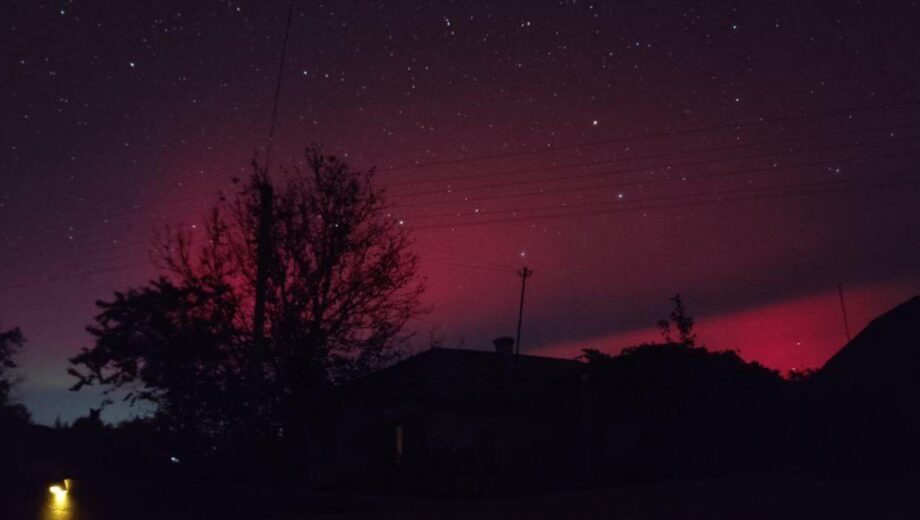 Північне сяйво в Івано-Франківську: як магнітні бурі принесли арктичне видовище в Україну