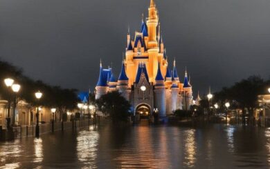 Розважальний парк ”Діснейленд” затоплено через ураган ”Мілтон” (фото)