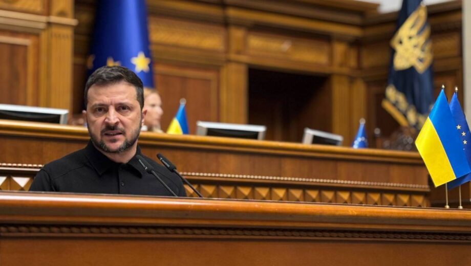 Зеленский представил в парламенте пятиэтапный план победы Украины в войне с россией