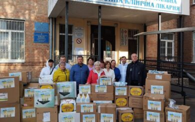 Допомога від БФ ”Надія”: медустановам Полтави передали інструменти та витратні матеріали