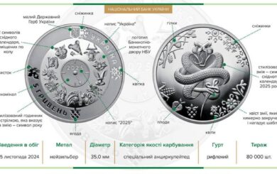 »Год Змеи» – новая памятная монета от НБУ