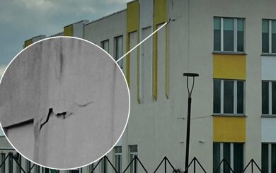 ФАБ-250 пробила крышу школы в Белгородской области