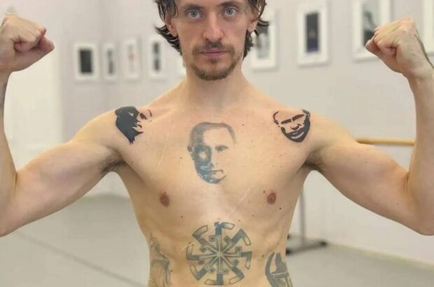 ”Час сплив”: артист балету Полунін, відомий татуюваннями з путіним, заявив про виїзд із росії