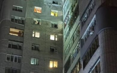 Російський дрон пошкодив будинок у Солом’янському районі столиці