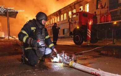 Масштабный пожар в Харькове: уничтожено 1500 м² производственных помещений