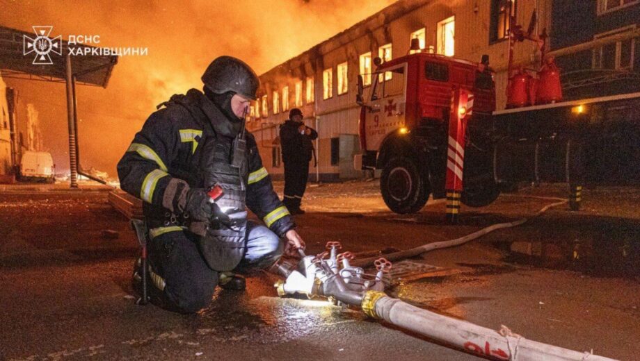 Масштабный пожар в Харькове: уничтожено 1500 м² производственных помещений
