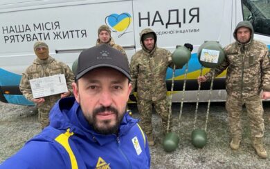 Валерий Дубиль, Анатолий Шкрибляк и Благотворительный фонд »Надежда» доставили защитникам РЭБы на 10 миллионов гривен
