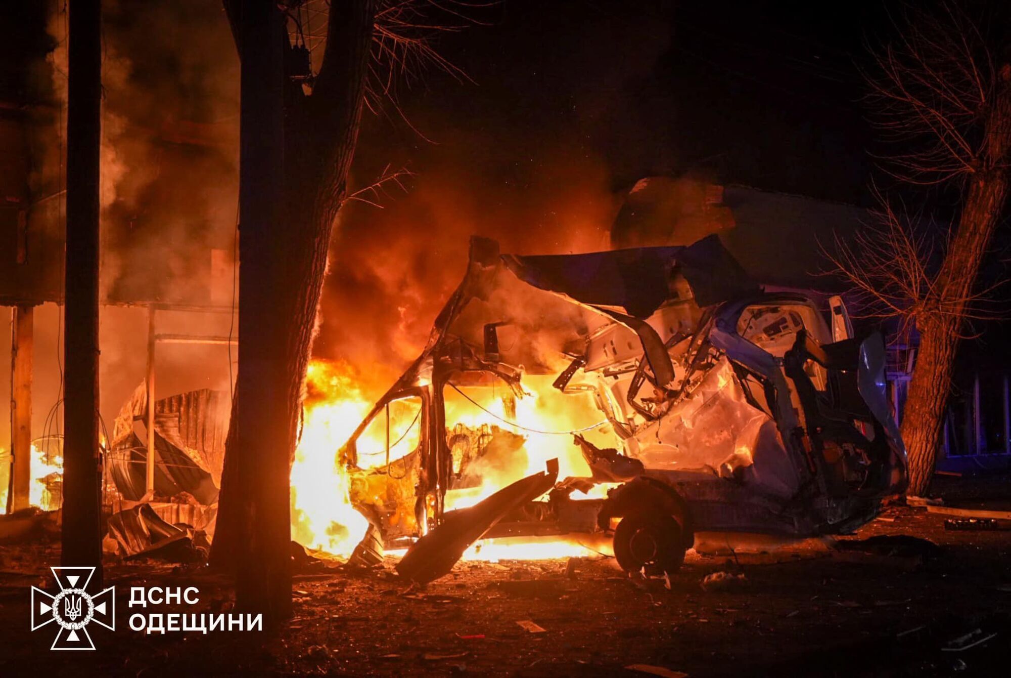 Одещина зазнала масованої атаки дронами