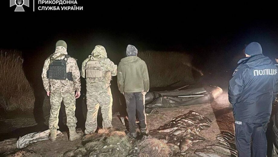 Браконьєра з великим уловом на 8,5 мільйонів гривень затримали на Одещині