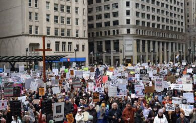 Протесты в США: демонстрации в честь 250-летия начала Американской революции