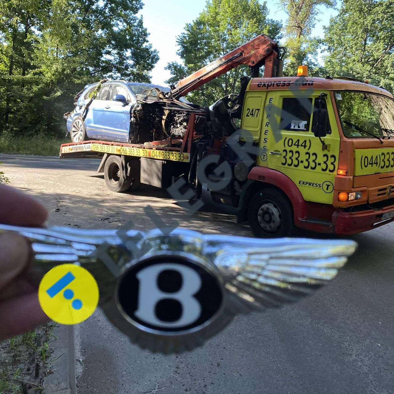 В Києві розбили Bentley за 400 тисяч доларів наступного дня після купівлі