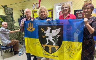 »Со щитом и честью!»: львовский волонтерский центр получил новую благодарность за помощь войску