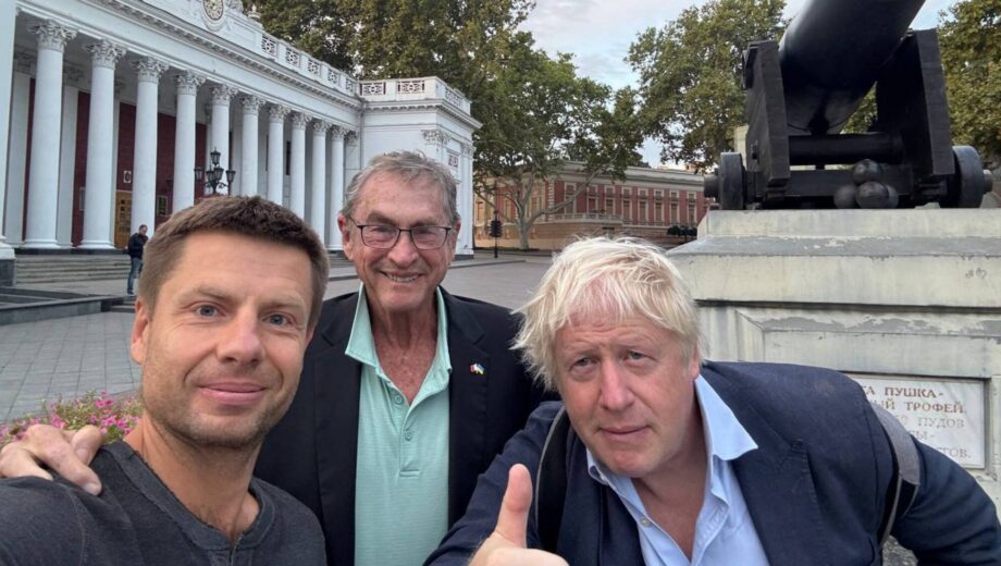 Бывший премьер Британии Борис Джонсон приехал в Одессу