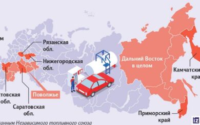 Дефицит бензина охватывает 10 регионов россии: цены взлетели вдвое