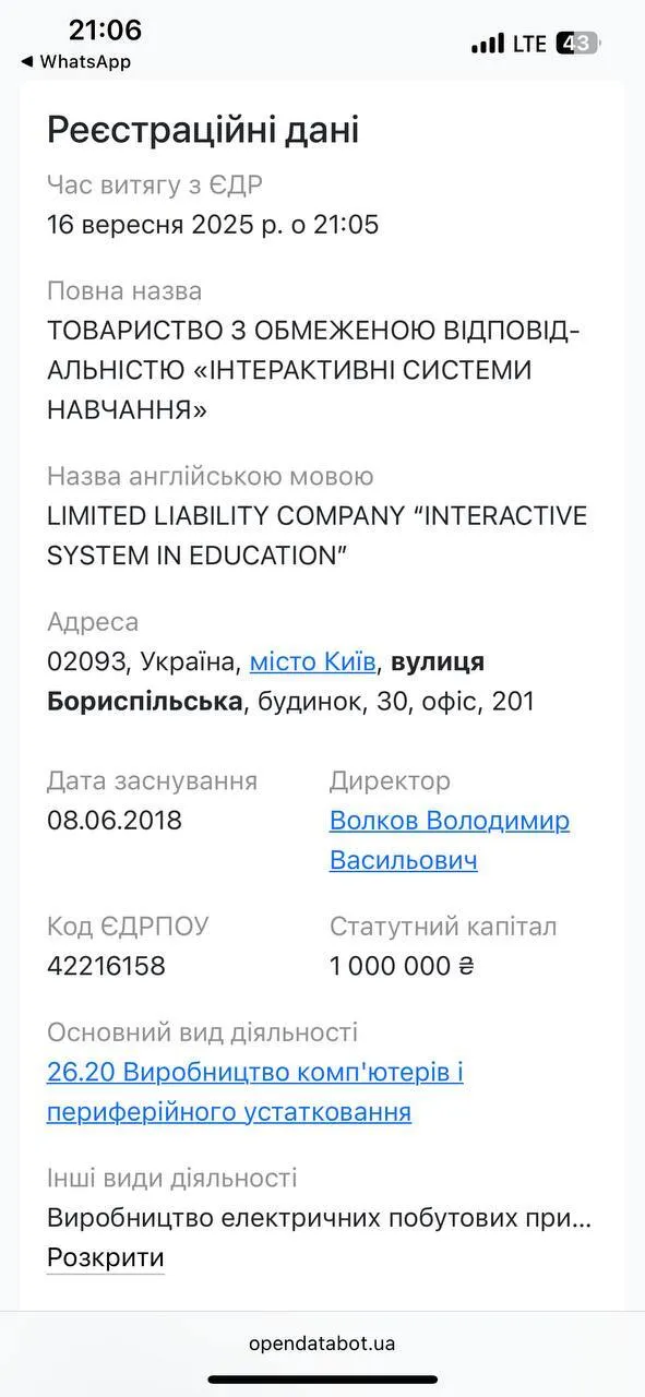 Скриншот YouControl