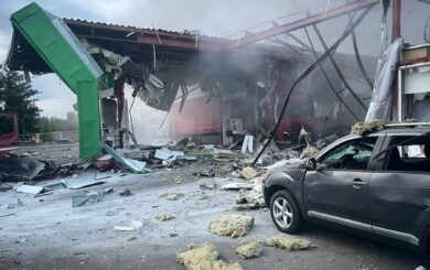 В Полтавской области дрон-камикадзе попал в АЗС: есть раненый