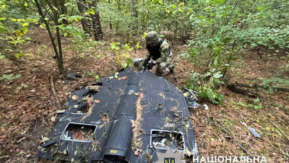 Поліція Києва вилучила небезпечний безпілотник із нездетонованою бойовою частиною