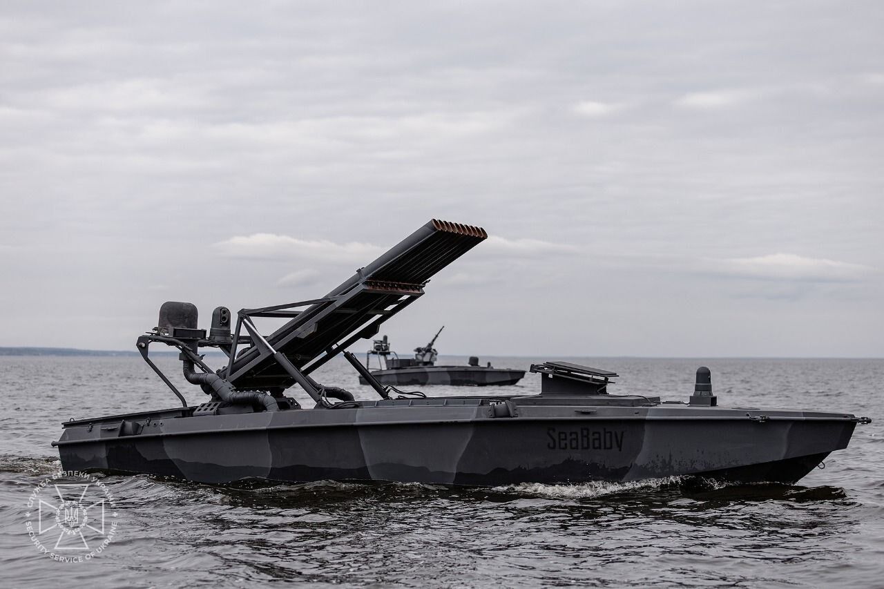 СБУ показала новое поколение морских дронов ''Sea Baby'', избивавшихся по Крымскому мосту