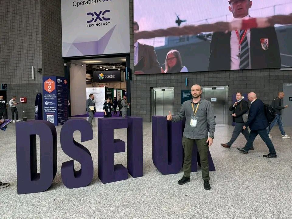 Сергей Услов на форуме DSEI UK 2025