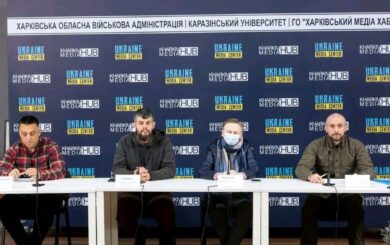 ”Ветеранська політика на Харківщині”: у студії Медіа Хабу відбувся брифінг за участю стопкорівця Сергія Усова