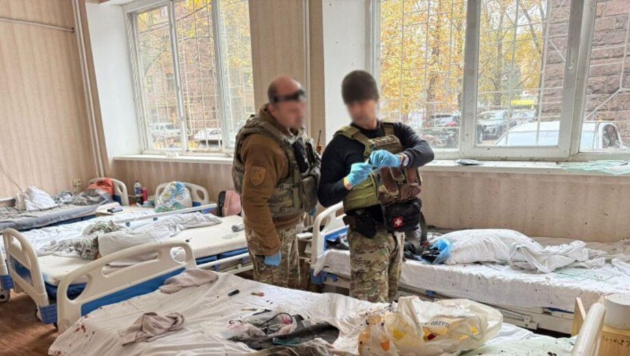 Полиция Запорожья устанавливает обстоятельства взрыва в медицинском заведении
