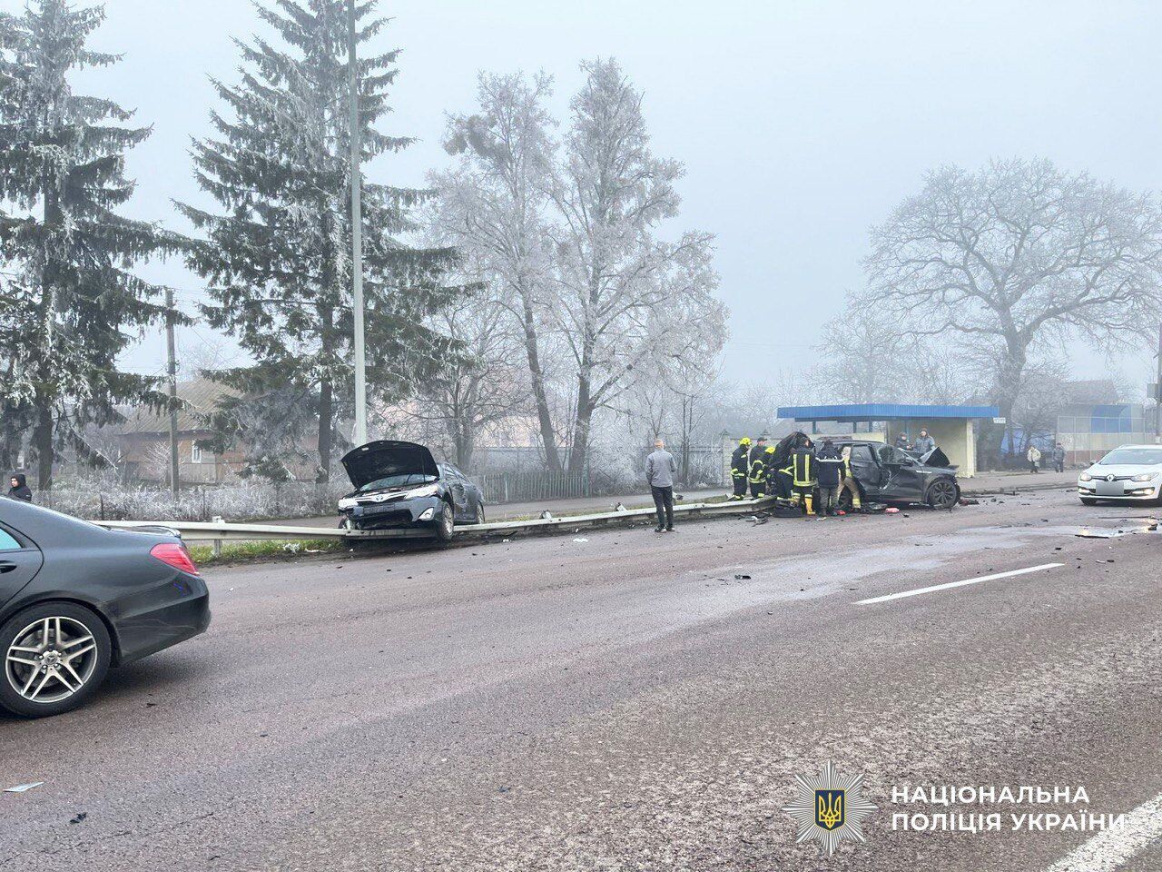 Возле Ровно произошла авария с восемью авто