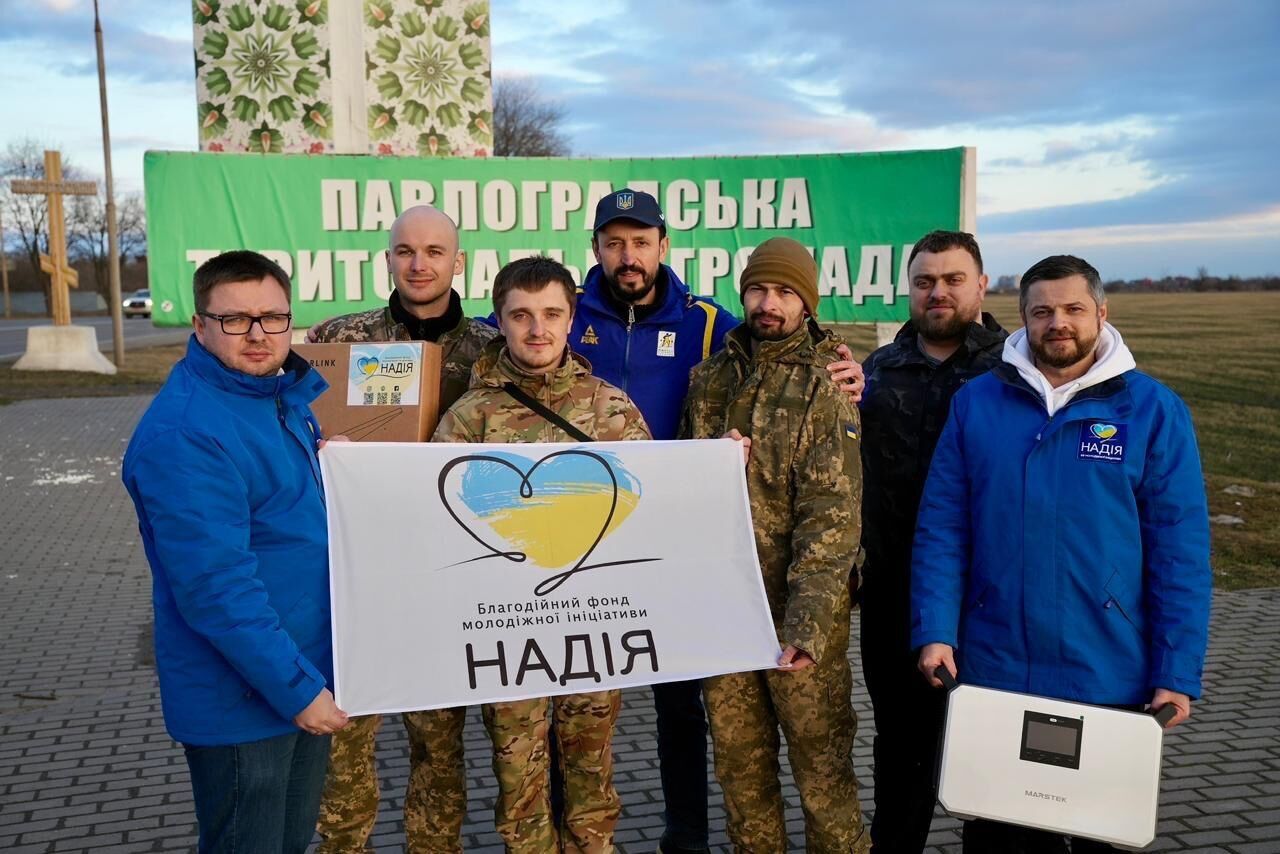 390-я миссия на передовую: фонд ''Надежда'' и Валерий Дубиль передали помощь подразделениям на Запорожском и Покровском направлениях
