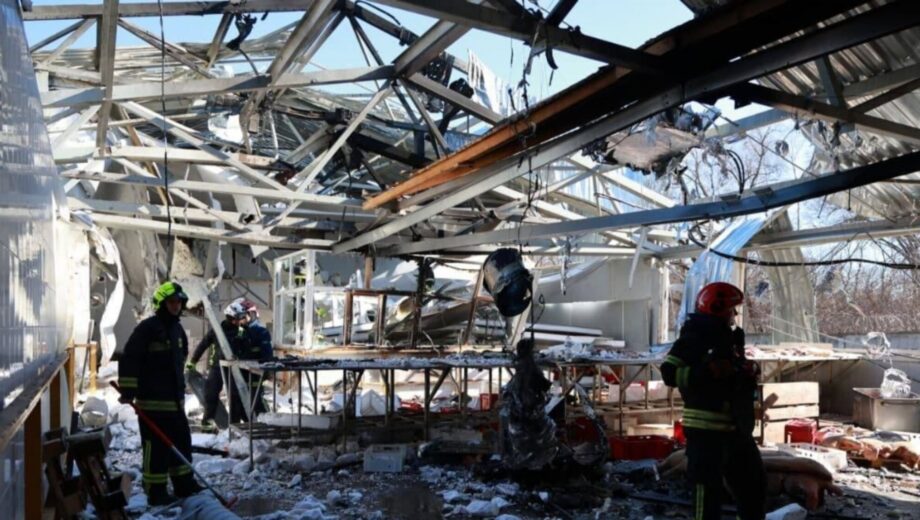 Появились кадры после атаки БпЛА на предприятие в Харькове: двое погибших, семь раненых