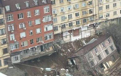 В Дербентском районе рф затопило деревни после прорыва водохранилища