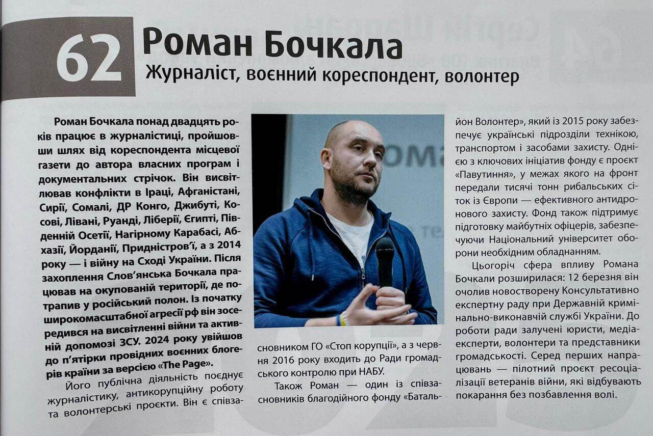 Роман Бочкала – у сотни самых влиятельных людей Киевщины-2025: вышла печатная версия рейтинга