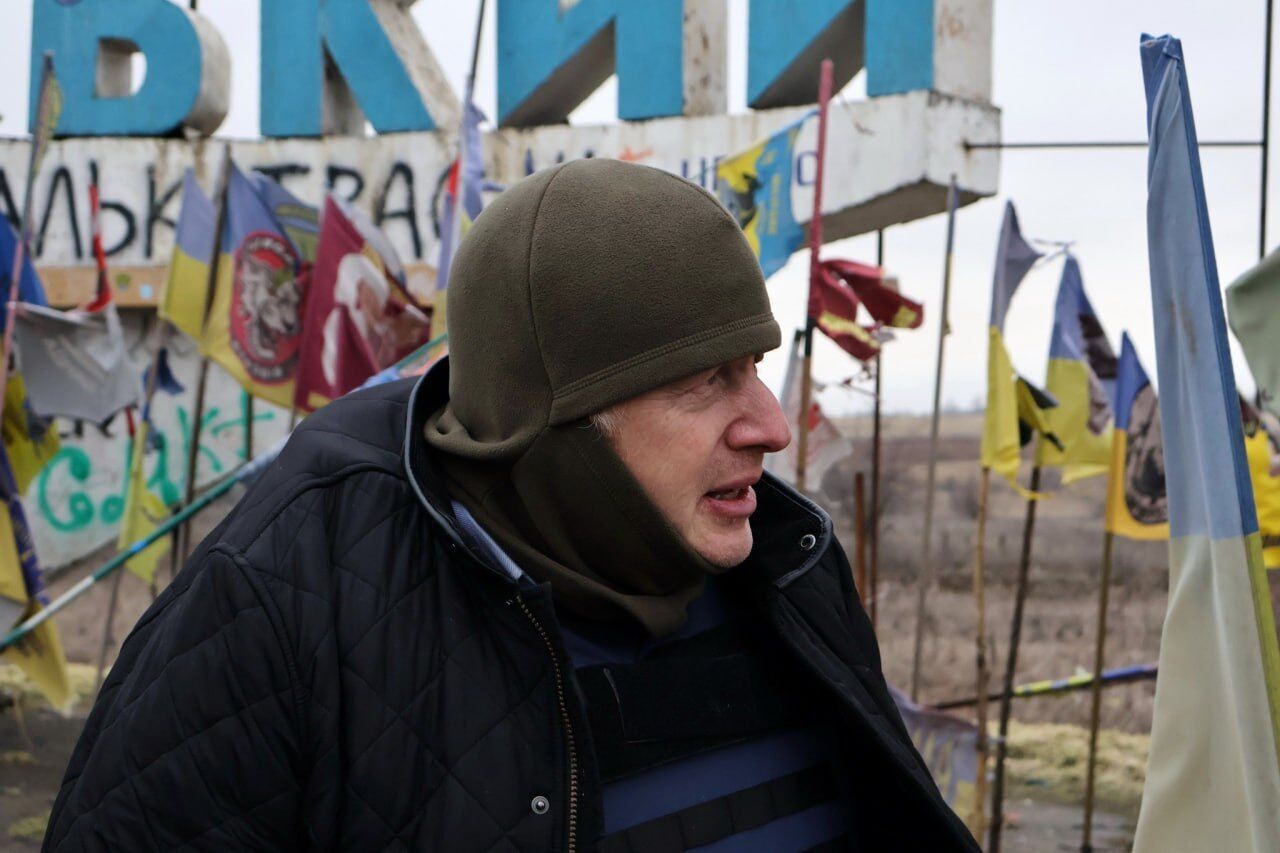 Борис Джонсон таємно відвідав передову на Запорізькому напрямку