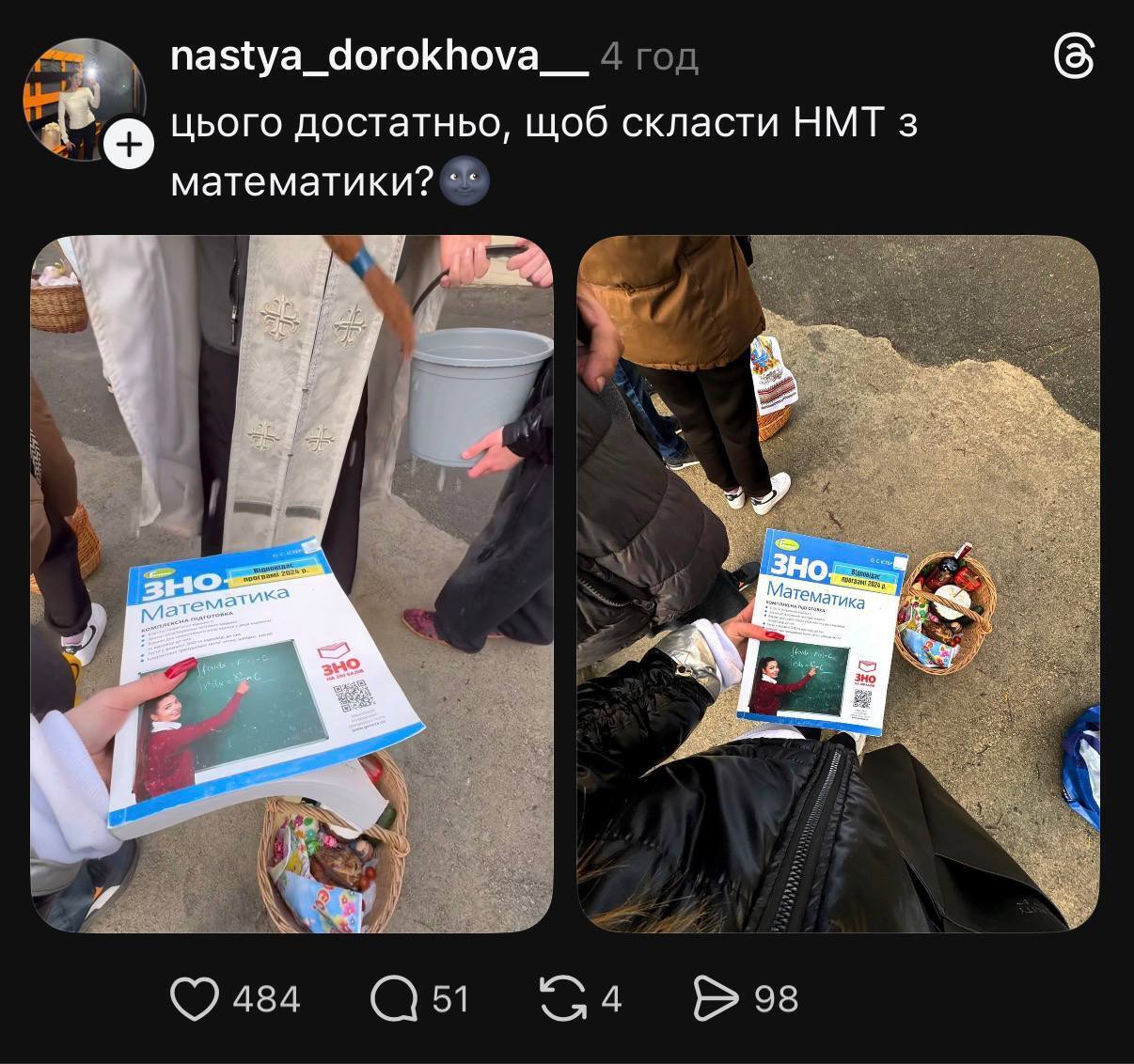 Коты, пиво и учебники: что украинцы несли в пасхальные корзины в 2026 году