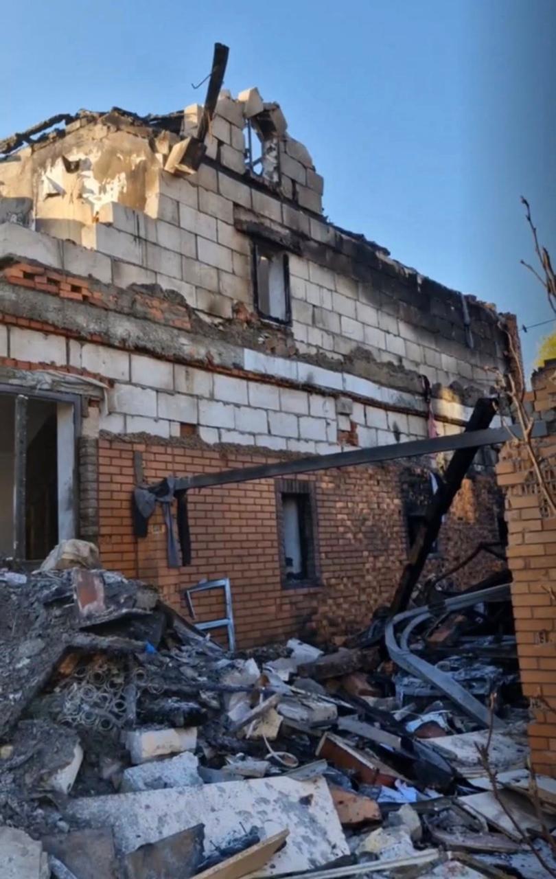 Радник Міноборони ''Флеш'' показав зруйнований ударом дронів Shahed будинок