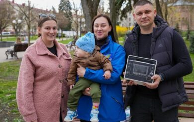 10-месячный Марк получил жизненно необходимый аппарат ИВЛ благодаря фонду »Надежда»
