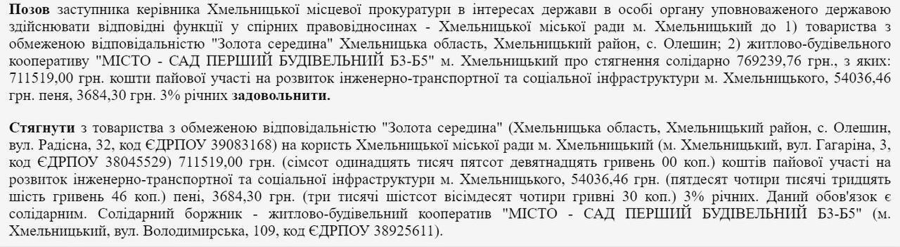 Витяг з судового реєстру