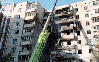 Вагітна жінка, яка постраждала від удару по Києву, стала мамою
