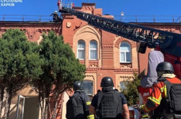 В Харькове дрон попал в корпус Национального фармацевтического университета: есть раненые