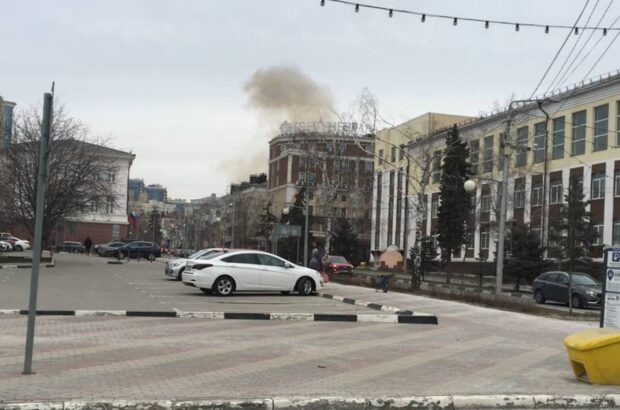 Дрони атакували будівлю фсб у Бєлгороді